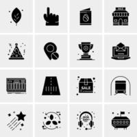 16 Business Universal Icons Vector Creative Icon Illustration to use in web and Mobile Related project