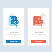 File Static Search Computing  Blue and Red Download and Buy Now web Widget Card Template vector