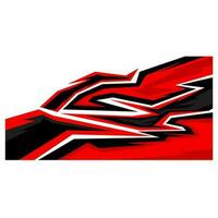 racing car body sticker design vector. car modification sticker vector