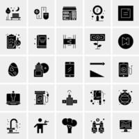 25 Universal Business Icons Vector Creative Icon Illustration to use in web and Mobile Related project