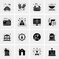 16 Business Universal Icons Vector Creative Icon Illustration to use in web and Mobile Related project