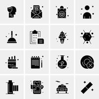 16 Business Universal Icons Vector Creative Icon Illustration to use in web and Mobile Related project