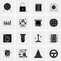 16 Business Universal Icons Vector Creative Icon Illustration to use in web and Mobile Related project