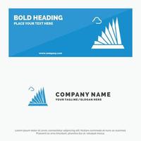 Building Construction Estate Landmark Martyrs SOlid Icon Website Banner and Business Logo Template vector