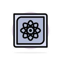 Computation Computer Computing Data Future Abstract Circle Background Flat color Icon vector