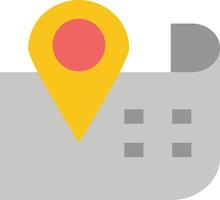 Map Navigation Location  Flat Color Icon Vector icon banner Template