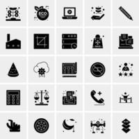 25 Universal Business Icons Vector Creative Icon Illustration to use in web and Mobile Related project