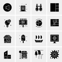 16 Business Universal Icons Vector Creative Icon Illustration to use in web and Mobile Related project