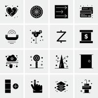 16 Business Universal Icons Vector Creative Icon Illustration to use in web and Mobile Related project