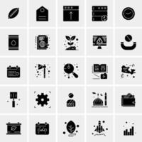 25 iconos de negocios universales vector ilustración de icono creativo para usar en proyectos relacionados con la web y dispositivos móviles