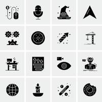 16 Business Universal Icons Vector Creative Icon Illustration to use in web and Mobile Related project