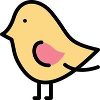 pájaro pascua naturaleza empresa logotipo plantilla color plano vector