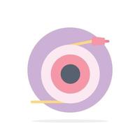 Curved Flow Pipe Water Abstract Circle Background Flat color Icon vector