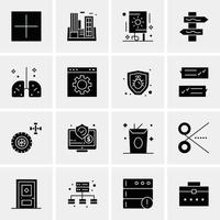 16 Business Universal Icons Vector Creative Icon Illustration to use in web and Mobile Related project