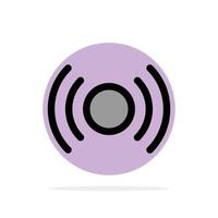 Basic Essential Signal Ui Ux Abstract Circle Background Flat color Icon vector