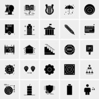 25 Universal Business Icons Vector Creative Icon Illustration to use in web and Mobile Related project