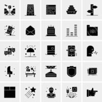 25 Universal Business Icons Vector Creative Icon Illustration to use in web and Mobile Related project