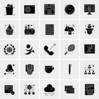 25 Universal Business Icons Vector Creative Icon Illustration to use in web and Mobile Related project