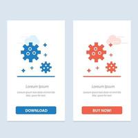 Astronaut Meteor Space  Blue and Red Download and Buy Now web Widget Card Template vector