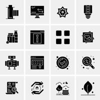 16 Business Universal Icons Vector Creative Icon Illustration to use in web and Mobile Related project