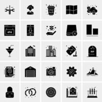 25 Universal Business Icons Vector Creative Icon Illustration to use in web and Mobile Related project