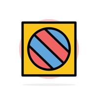 Full Shadow Editing Photo Shadow Abstract Circle Background Flat color Icon vector