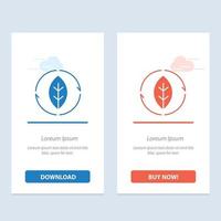 Energy Green Source Power  Blue and Red Download and Buy Now web Widget Card Template vector