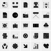 25 Universal Business Icons Vector Creative Icon Illustration to use in web and Mobile Related project