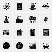 16 Business Universal Icons Vector Creative Icon Illustration to use in web and Mobile Related project