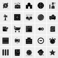 25 Universal Business Icons Vector Creative Icon Illustration to use in web and Mobile Related project