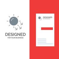 Dermatology Dry Skin Skin Skin Care Grey Logo Design and Business Card Template vector