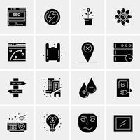 16 Business Universal Icons Vector Creative Icon Illustration to use in web and Mobile Related project