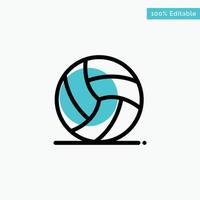 Football Ireland Game Sport turquoise highlight circle point Vector icon