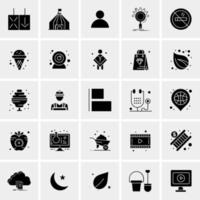 25 iconos de negocios universales vector ilustración de icono creativo para usar en proyectos relacionados con la web y dispositivos móviles