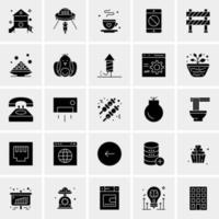 25 Universal Business Icons Vector Creative Icon Illustration to use in web and Mobile Related project