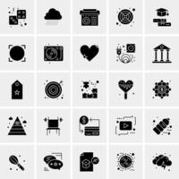 25 Universal Business Icons Vector Creative Icon Illustration to use in web and Mobile Related project