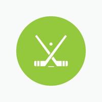 palos de palo de hielo de hockey emblema vector
