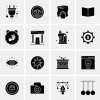 16 Business Universal Icons Vector Creative Icon Illustration to use in web and Mobile Related project