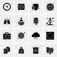 16 Business Universal Icons Vector Creative Icon Illustration to use in web and Mobile Related project