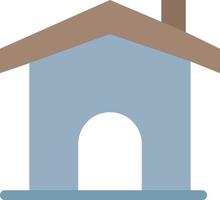 edificio construcción hogar casa color plano icono vector icono banner plantilla