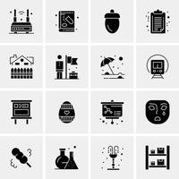 16 Business Universal Icons Vector Creative Icon Illustration to use in web and Mobile Related project