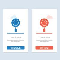 Find Magnifier Magnifying Search  Blue and Red Download and Buy Now web Widget Card Template vector