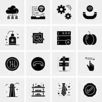 16 Business Universal Icons Vector Creative Icon Illustration to use in web and Mobile Related project