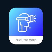 Head Human Technology Virtual Reality Mobile App Button Android and IOS Line Version vector