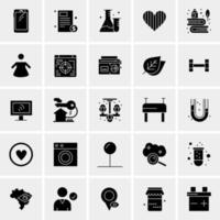 25 Universal Business Icons Vector Creative Icon Illustration to use in web and Mobile Related project