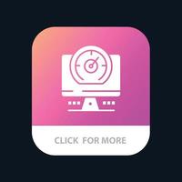 Compass Computer Timer Location Mobile App Icon Design vector