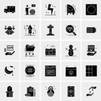 25 Universal Business Icons Vector Creative Icon Illustration to use in web and Mobile Related project