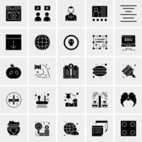 25 Universal Business Icons Vector Creative Icon Illustration to use in web and Mobile Related project