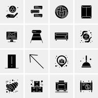 16 Business Universal Icons Vector Creative Icon Illustration to use in web and Mobile Related project