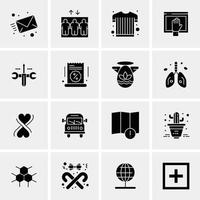 16 Business Universal Icons Vector Creative Icon Illustration to use in web and Mobile Related project